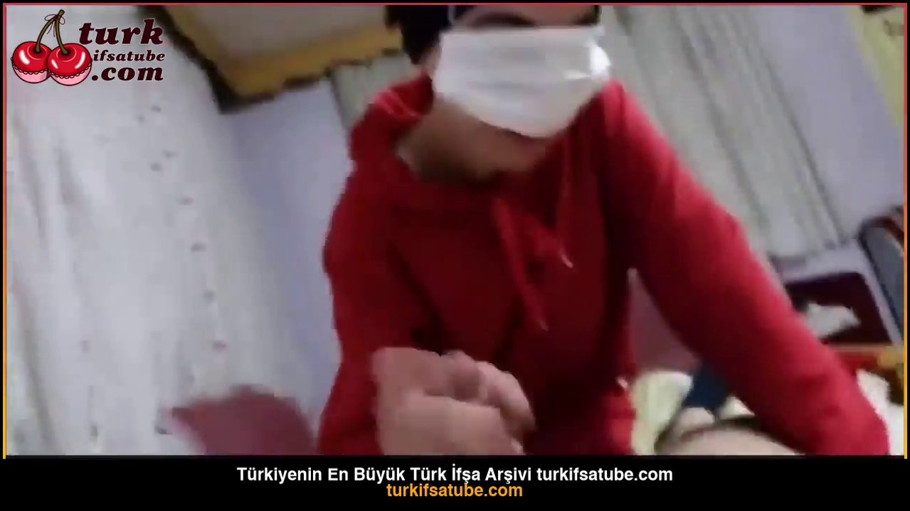 Türbanlı sakso Esranın tek işi yalamak