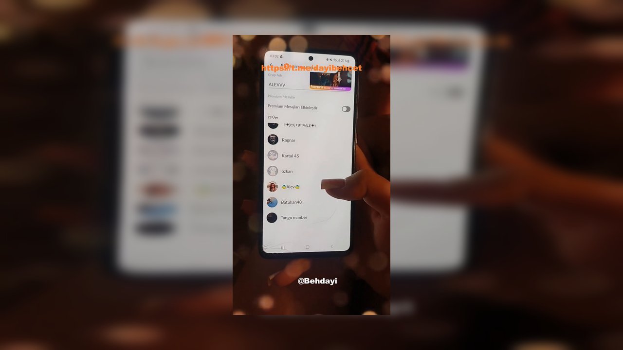 Tango Alev ifşa videoları part 1