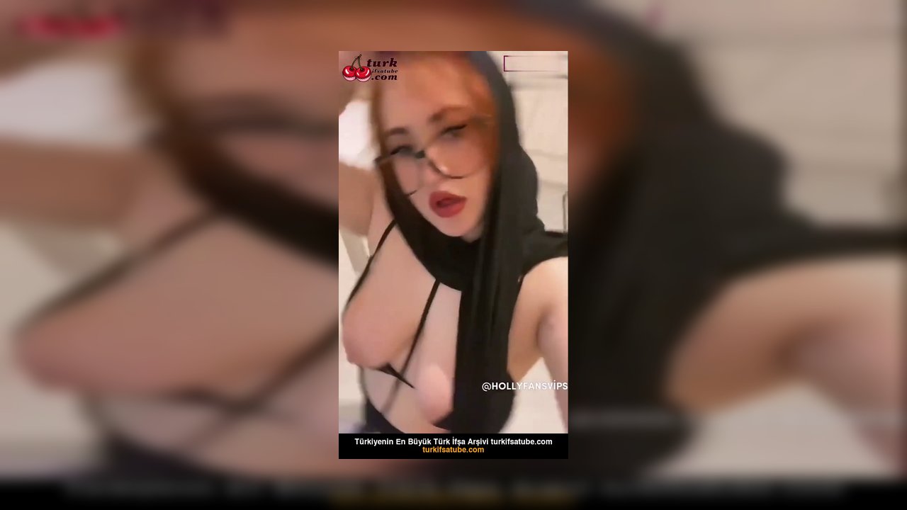 Türbanlı ifşa Hazal Kılınç açtı memeleri önümüze koydu