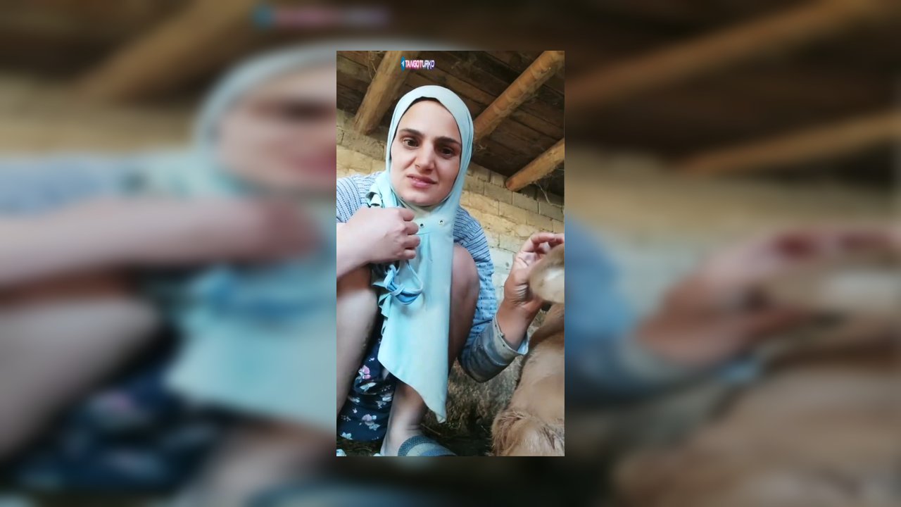 Türbanlı Kimsesiz Merve Tango ifşa videoları part 19